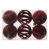 Bola de Natal Aveludada Mais Vendida na Amazon 2025 Bola Pendurada de Veludo Bola de Pelúcia Veludo Vinho Decoração de Árvore de Natal