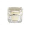 Fábrica quente novo clássico quadrado acrílico creme garrafa alta qualidade liner substituível grande marca creme garrafa