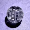 Cuentas de Corazón de Cristal Blanco Natural del Sutra del Corazón, Cuentas Sueltas del Sutra, Cuentas del Mantra del Corazón de Prajnaparamita, Cuentas para DIY