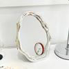 Espejo de nube galvanizado de escritorio estilo crema dormitorio de estudiante con forma espejo de tocador accesorios de fotografía decoración