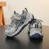 Tênis dad shoes infantil 2026 outono novo estilo tênis esportivo casual de malha para meninos tênis versátil estilo coreano para meninas para atividades ao ar livre e corrida