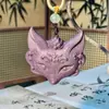 Acessórios de pingente tradicionais feitos à mão da popular marca HeXiang, ornamento para pendurar no carro, amuleto triangular da paz