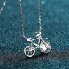 Bicicleta Transfronteiriça Online Red Live Explosões Personalidade Moda Corrente de Moissanita Presente de Dia dos Namorados para Mulheres Outlet de Fábrica