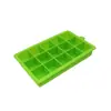 Silicona Transfronteriza Cuadrícula de Hielo Cuadrada de 15 Celdas Grado Alimenticio Cuadrícula de Hielo Cuadrada Silicona 15 Celdas Caja de Alimentación de Silicona