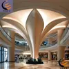 Columnas Decorativas de Fibra de Vidrio para Vestíbulos de Hoteles, Columnas con Forma de Trompeta Romana, Esculturas Paisajísticas de Forma Especial para Salas de Exposiciones, Fábrica