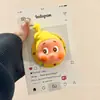 Estrella Linda de Dibujos Animados Hombre Bebé Llorando Hello Kitty Adecuado para Magsafe Apple Huawei Soporte Magnético Teléfono Móvil