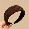 Diadema de Copa Alta y Ala Ancha para Mujer 2026 Nuevo Estilo Hace que la Cara Parezca Más Pequeña No Aprieta la Cabeza Diadema Otoño Invierno Lavado de Cara Presionar el Cabello Pinza para el Cabello Accesorios para el Cabello