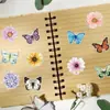 500 Adesivos Amazon Popular Rolo Borboleta Flor Adesivos de Formato Especial Decorativos Caixa de Presente Etiquetas Adesivas Autoadesivas