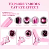 Venta Caliente Transfronteriza Arte de Uñas Ojo de Gato Ocho en Uno Herramienta Magnética con Fuerza Magnética Fuerte, Imán Multifuncional Elegante Venta al por Mayor