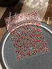 Yitu Patrón de Hormiga Rojo Arena Media Fuegos Artificiales Pegatinas para Uñas Arte de Uñas de Gama Alta Lujo Ligero Rojo Brillante Pegatinas Decorativas Populares Yt5034