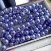 Shijia Pérola de Cristal Duplo Furo Passante Acessórios para Joias DIY Contas Contas Redondas Colar Tornozeleira Pérola de Cristal Furo Pequeno