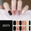 ZA - Adhesivo para uñas blanco sin hornear, totalmente impermeable, parche para decoración de uñas, sensación avanzada, simple, pegamento para esmalte de uñas al por mayor
