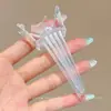Ferramenta especializada para cabeleireiros, prendedor de bico fino, prendedor bico de pato, para divisão de cabelo em salão de beleza para permanente e coloração, prendedor de cabelo sem marca, prendedor de styling