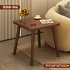 Mesa Cuadrada Pequeña Mesa de Café Mesa para Casa de Alquiler Apartamento Pequeño Cuadrada Simple Patas de Madera Maciza Mesa de Té para Balcón Mesa Lateral para Sofá