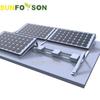 Tripé de Liga de Alumínio para Telhado Plano Suporte Fotovoltaico Base de Concreto Suporte para Painel Fotovoltaico Atacado