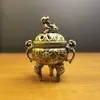 Nuevo Tetera de Aleación de Cobre Estilo Chino Lingote Cinco Bendiciones Calabaza Ventilador Quemador de Incienso Boshan Pequeñas Pastillas de Incienso Nube Auspiciosa Arena de Madera de Agarwood Sándalo