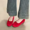 Zapatos Mary Jane para mujer estilo francés con lazo femenino, nuevo modelo de verano 2026, zapatos versátiles de suela blanda que combinan bien con faldas, zapatos de un solo color de corte bajo