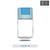 Botella de Vidrio para Sazonar y Medir Sal de Cocina, Botella Aspersora Sellada de Control Cuantitativo para MSG, Botella de Condimento, Frasco de Condimento, Control de Sal