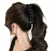 Pinza de Plátano Negra Pinza Vertical para Mujer 2026 Nuevo Pinza de Garra para Cola de Caballo Alta Artefacto Fijador Pinza para el Cabello Parte Posterior de la Cabeza Pinza de Giro