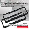 Suporte de Placa de Licença em Liga de Alumínio, Porta-Placa, Dispositivo Emissor de Luz Específico da Marca, Em Conformidade com Novas Regulamentações, Suporte Resistente à Corrosão para Modificação de Carro