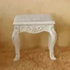 Taburete Redondo Europeo para Tocador Silla Sala de Estar Mesa de Café Taburete Taburete para Manicura Taburete Redondo Francés Dormitorio Sofá Taburete para Cambiar Zapatos