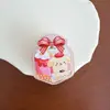 Conjunto de papelaria com tema de desenho animado, incluindo um presente decorativo, um clipe para selar envelopes, um clipe de memorando e um clipe de PP - um item fofo para meninas e estudantes