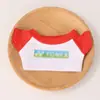 Atuendo de serie de muñeco de peluche Labubu de 17 cm para fiestas sentado, disfraz de estilo deportivo casual