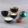 Tazón de Melamina Imitación Porcelana Tazón para Sopa Tazón para Arroz Tazón Pequeño Estilo Japonés Vajilla para Hotel Comercial Restaurante Restaurante Tazón Sazonado
