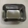 Recipiente cuadrado de acero inoxidable para conservar el sabor, caja de almacenamiento para refrigerador con tapa, caja pequeña para alimentos, frutas, guarniciones, condimentos