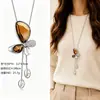 Cadena para Suéter de Collar Largo Geométrico, Accesorio de Lujo de Alta Gama, Versátil y de Moda, Colgante de Perla para Otoño e Invierno