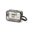 Bolsa de Cosméticos de Gran Capacidad, Bolsa de Tocador Portátil Impermeable para Viaje, Bolsa Transparente, Bolsa de Almacenamiento de Escritorio, Impermeable y Portátil