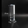 Colunas Quadradas de Cristal Transparente Acrílico Placa de Vidro para Joias Acessórios Decorativos Base de Produto Adereços para Fotografia
