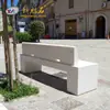 Asientos de Concreto GRC Personalizados, Bancos de Piedra Artificial, Pantalones con Bolsillo de Solapa Bancos y Taburetes Prefabricados de Concreto para Parques