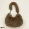 2026 Nuevo Bolso de Hombro Único Otoño e Invierno, Bolso Peludo Cruzado para Mujer, Bolso de Felpa, Bolso de Mano Esponjoso Otoño e Invierno para Mujer