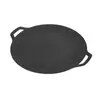 Sartén para Barbacoa al Aire Libre Estilo Coreano para Uso Doméstico, Hecha de Piedra Maifan, Adecuada para Estufas de Inducción, Sartén Antiadherente Comercial, Estufa Portátil, Sartén para Barbacoa de Placa de Hierro