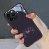 Loto Morado Oscuro Adecuado para Funda de Teléfono Móvil Huawei Honor x10 v40/v30Pro Funda de Cristal Templado Enjoy 20