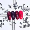 Manicura Lz Nueva Transfronteriza Joyería de Aleación de 26 Letras Popular Japonesa Pistola de Aire Negra Exquisitos Diamantes para Uñas Accesorios
