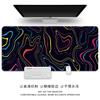 Alfombrilla de ratón con textura abstracta de línea transfronteriza Amazon almohadilla de aprendizaje grande borde de bloqueo almohadilla de escritorio e-sports fluido aprendizaje