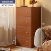 Armário Lateral de Gavetas Estilo Creme para Sala de Estar Armário de Armazenamento Armário de Armazenamento para Quarto Armário Estreito Vertical Armário de Gavetas