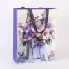 Sacolas de Papel Sem Costura em Estoque Transfronteiriças, Sacolas de Compras para Joias, Sacolas de Presente para Lojas de Roupas, Sacolas Tote Sem Costura