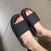 Novas Sandálias de Casal Ins Estilo K Celebridade da Internet Estilo Harajuku Sola Grossa Simples Sandálias de Praia Sandálias de Verão Femininas