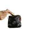 El cambio en la bolsa de metralla portátil exquisita almacenamiento bolsa pequeña automática lipstick bolsa de monedas mini