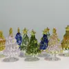 Árvore de Natal de Vidro Zibo Pequeno Ornamento de Mesa Decoração de Natal Presente Decoração de Casa Decoração de Escritório Item Mais Vendido