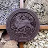 Adorno para Colgar en el Coche Marca Qilin Hexiang, Colgante de Incienso Tradicional Estilo Chino Método Antiguo, Colgante de Cintura, Joyería de Incienso Hecha a Mano al por Mayor