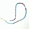 Collar de Cristal Colorido Cadena para Clavícula Simple Versátil Collar para Mujer Multifacético Súper Brillante Fabricante Venta al por Mayor