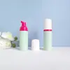 Em Estoque Frasco de Espuma Verde Matcha 60ml para Limpador de Cílios, Frasco Espumante, Frasco Dispenser tipo Mousse com Pressão