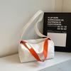Bolso tipo almohada con textura, de un solo hombro y cruzado, Verano 2026, Bolso simple de gran capacidad para mujer, Estilo nuevo versátil y moderno