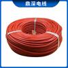 Fornecimento de fio de silicone de alta temperatura 6AWG padrão 16 temperatura quadrada 200 graus Novo fio de silicone supermacio de energia