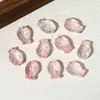 Cuentas de vidrio para peces con degradado bicolor y agujeros verticales, accesorios para joyería DIY para pulseras, collares y pendientes