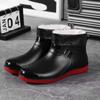 Botas de Lluvia para Mujer Caña Corta Moda Cuatro Estaciones Zapatos de Trabajo de Goma Antideslizantes Zapatos de Pesca Outfit Botas de Lluvia Impermeables para Cocina Zapatos de Agua para Hombre